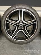 18” orig Mercedes A W177 AMG night edition velgen + banden, 18 inch, Gebruikt, Banden en Velgen, Ophalen of Verzenden