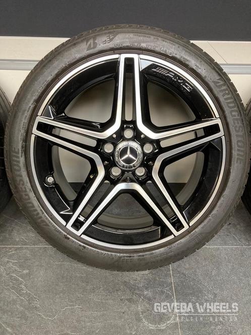 18” orig Mercedes A W177 AMG night edition velgen + banden, Auto-onderdelen, Banden en Velgen, Banden en Velgen, Zomerbanden, 18 inch