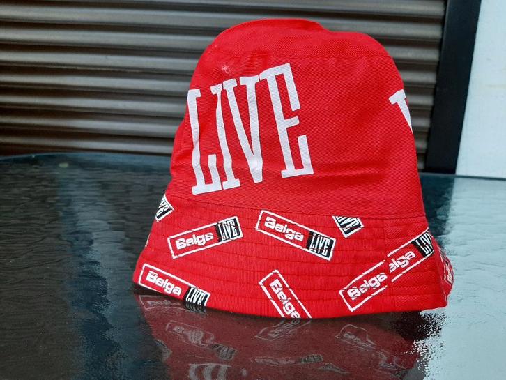 Bucket hat - Vissershoedje - Cap  -  Vintage  -  BELGA, Verzamelen, Merken en Reclamevoorwerpen, Nieuw, Gebruiksvoorwerp, Ophalen of Verzenden