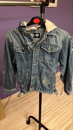 jeansjas met kap, Gebruikt, Verzenden, Jongen of Meisje, HERE & THERE