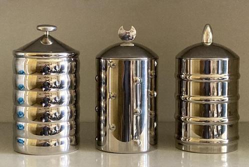 3 Alessi Kalistò voorraadbussen, Antiek en Kunst, Kunst | Designobjecten, Ophalen of Verzenden