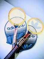 2x houten vintage adidas tennisrackets Llie nastase ADS 040, Sports & Fitness, Tennis, Enlèvement ou Envoi, Comme neuf, Adidas