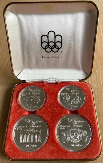 Olympische zilveren munten Montreal 1976