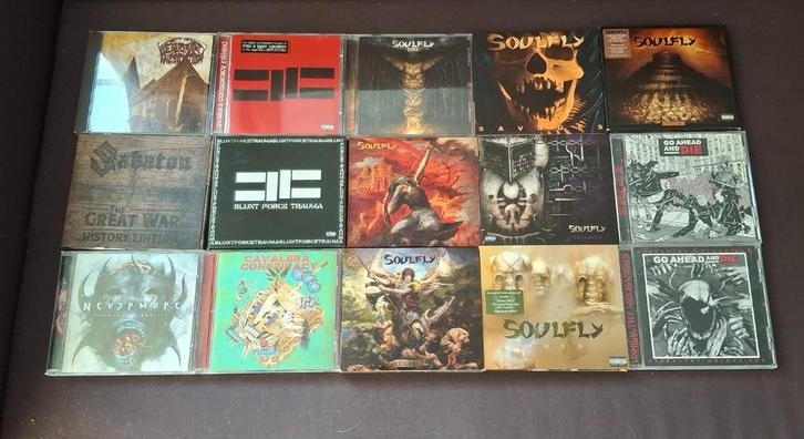 Cd's te koop, Cd's en Dvd's, Cd's | Hardrock en Metal, Zo goed als nieuw, Ophalen of Verzenden