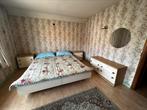 Complete slaapkamer – bed180x200,nachtkastjes,kast&commode, Ophalen, Gebruikt, Tweepersoons, Klassiek