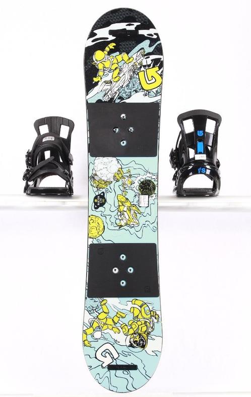 110 cm kinder snowboard BURTON LTR 2021, blue/black, Sport en Fitness, Snowboarden, Gebruikt, Board, Verzenden