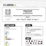 3 places assises cat 1 concert Indochine Bruxelles  2 avril, Tickets & Billets, Concerts | Chanson française, Trois personnes ou plus
