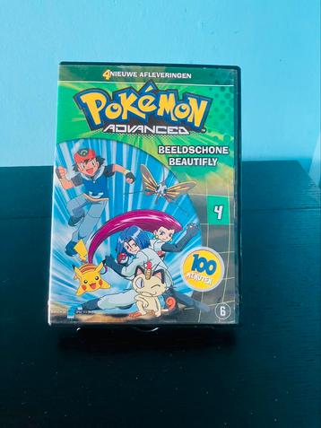 Pokemon advanced dvd met 4 afleveringen. disponible aux enchères