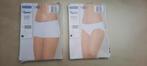 1 witte damesboxer en 1 witte mini slip - nieuw in doos!, Queentex, Ophalen, Wit, Slip