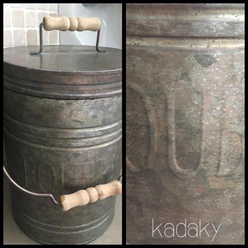 Vuilbakje Landelijk - Poubelle -, Huis en Inrichting, Badkamer | Badtextiel en Accessoires, Nieuw, Overige typen, Ophalen of Verzenden