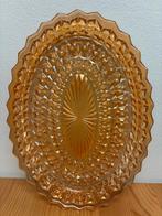 Glazen Schaal Vintage Jeanette Holiday oranje 'Carnavalglas', Enlèvement