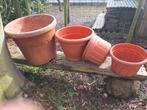 plastieken bloempotten, Tuin en Terras, Ophalen, Gebruikt, Rond, Tuin