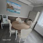 Antiek meubels tafel stoelen kast + schilderij, Antiek en Kunst, Ophalen