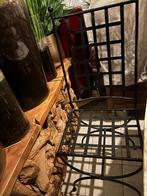 Metalen stoelen 4 stuks, Enlèvement, Utilisé, Métal, Quatre