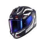Casque Shark SKWAL i3 - LINIK - Bleu / Blanc - LED av/arr, Ophalen, Dames, Shark, Integraalhelm