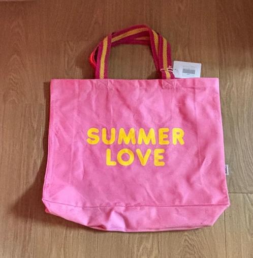 Grand sac de plage, Handtassen en Accessoires, Tassen | Damestassen, Nieuw, Shopper, Roze, Ophalen of Verzenden