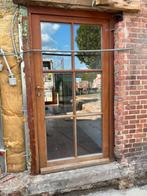 Voordeur hout te koop, Doe-het-zelf en Bouw, Gebruikt, Minder dan 200 cm, Buitendeur, Hout