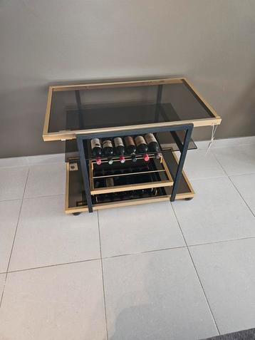Design Fedam Bar Trolley  24 karat beschikbaar voor biedingen
