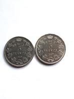 Oude Belgisch munten - 5 Frank - Een Belga, Gebruikt, Ophalen of Verzenden
