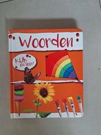 Boek Kijk en leer woorden, Ophalen of Verzenden, Zo goed als nieuw, 2 tot 3 jaar, Uitklap-, Voel- of Ontdekboek