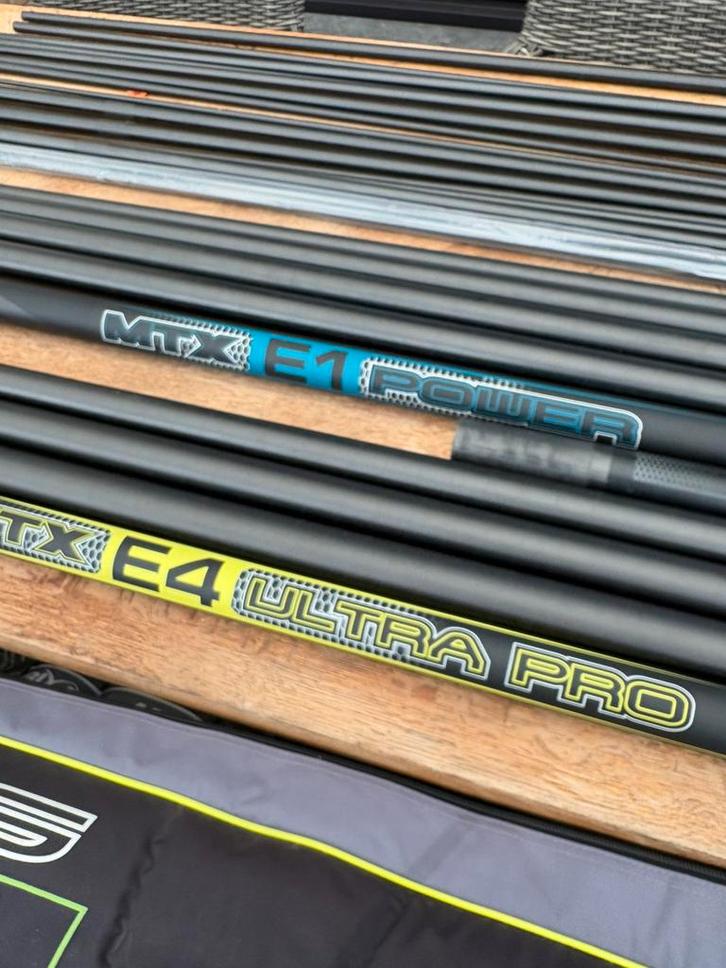 Matrix mtx e4 en de mtx e1 hengel, Sports nautiques & Bateaux, Pêche à la ligne | Poissons blancs, Comme neuf, Ligne fixe, Enlèvement