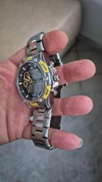 Mooi Horloge CS elektronisch - Nieuw, zonder krassen, Overige merken, Staal, Staal, Polshorloge