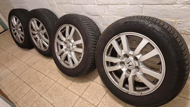 5x114.3 originele Honda Accord velgen met 205/60R16 banden, Auto-onderdelen, Banden en Velgen, Band(en), Ophalen