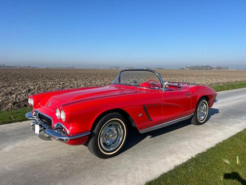 Chevrolet Corvette C1 1962, Auto's, Chevrolet, Bedrijf, Te koop, Corvette, Lederen bekleding, Benzine, Cabriolet, 3 deurs, Handgeschakeld