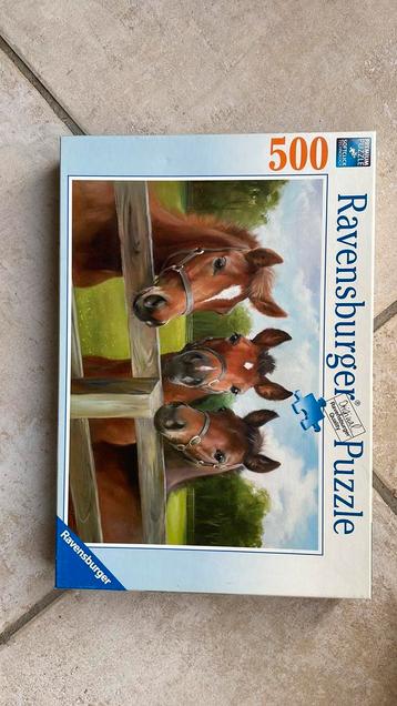 Ravensburger puzzle chevaux 500 pcs
