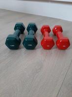 Halters 1,5 kg + 1 kg NIEUW, Ophalen of Verzenden, Nieuw, Halterset