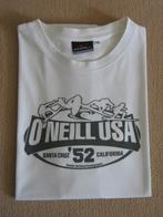 Witte T-shirt met grijze print van O'Neill, ruime 176 (= S), Ophalen of Verzenden, Zo goed als nieuw