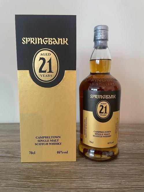 Whisky - Springbank 21 – 2023, Verzamelen, Wijnen, Nieuw, Port, Ophalen of Verzenden