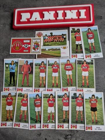 PANINI FOOTBALL 76 SV WAREGEM 18x STICKERS 1976 beschikbaar voor biedingen