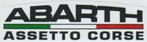 Fiat Abarth Assetto Corse sticker #2, Autos : Divers, Autocollants de voiture, Envoi