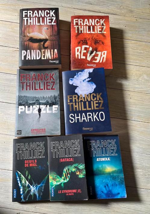 Lot de 7 livres de Franck Thilliez, Livres, Thrillers, Comme neuf, Europe autre
