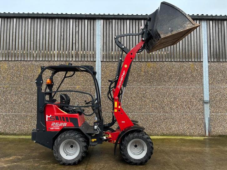 schaffer 2628 kniklader amper 180u met bak en lepels, Zakelijke goederen, Machines en Bouw | Kranen en Graafmachines, Wiellader of Shovel