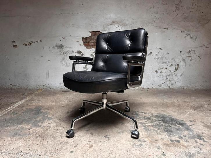 Vintage bureaustoel Herman Miller lobby chair, Huis en Inrichting, Bureaustoelen, Zo goed als nieuw, Bureaustoel, Zwart, Ergonomisch