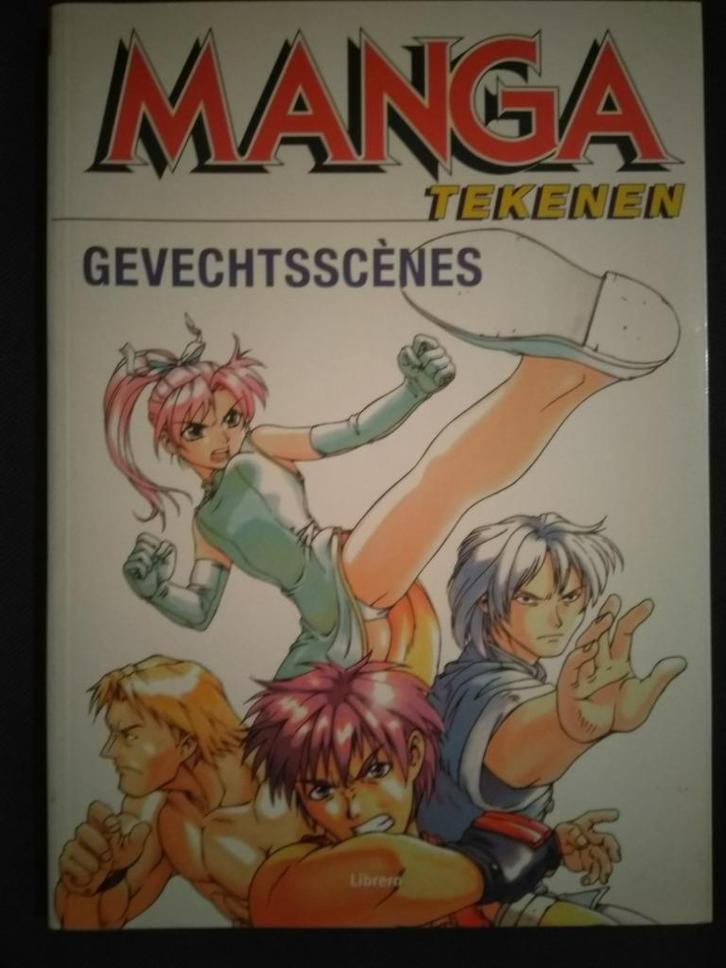 Manga tekenen - gevechtscenes, Boeken, Hobby en Vrije tijd, Zo goed als nieuw, Ophalen of Verzenden