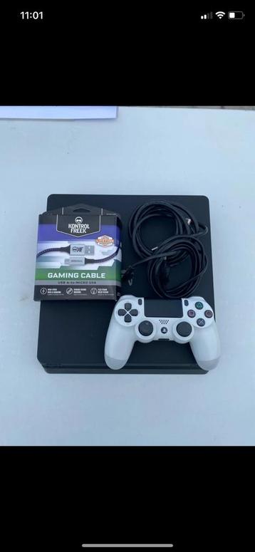 PS4 Slim 500gb - met alle toebehoren beschikbaar voor biedingen