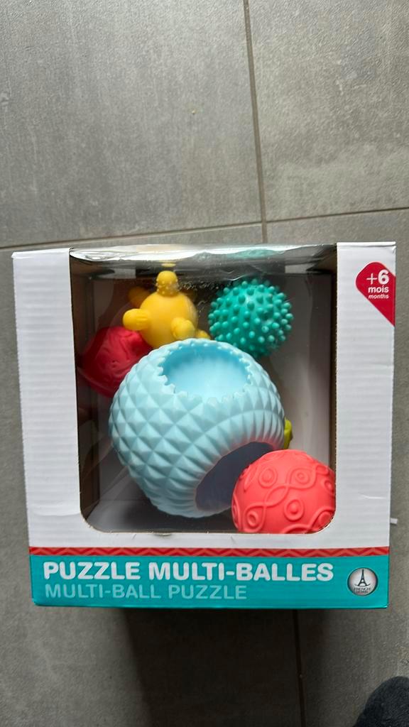 Ballenpuzzel voor babies vanaf 6 maand, Kinderen en Baby's, Speelgoed | Kinderpuzzels, Gebruikt, 6 maanden tot 2 jaar, Minder dan 10 stukjes