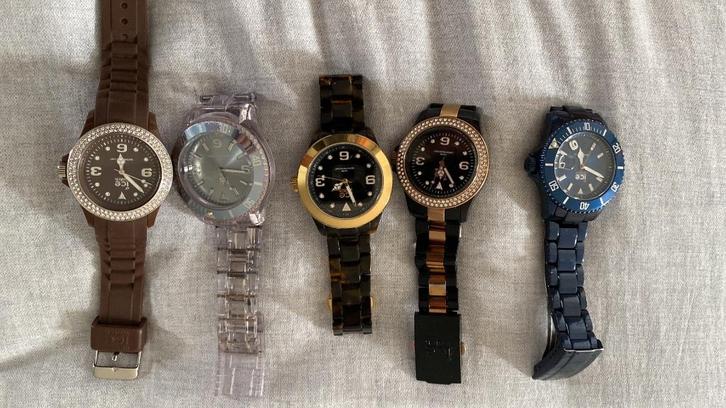 Ice Watch uurwerken, Handtassen en Accessoires, Horloges | Dames, Gebruikt, Polshorloge, Overige merken, Staal, Staal, Verzenden