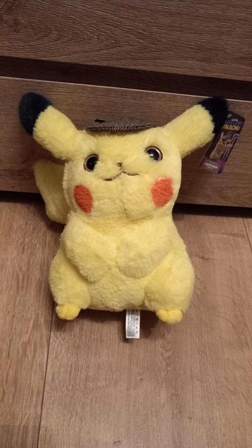 Pikachu ,pokemon knuffel. Detective, Enlèvement, Neuf