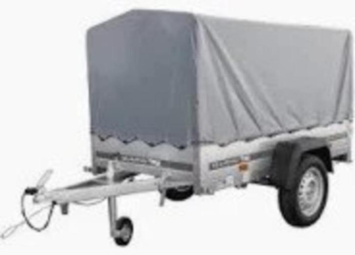 Aanhangwagen (Weytens-Hapert)met huif 750kg ongeremd, Auto diversen, Aanhangers en Bagagewagens, Gebruikt, Ophalen