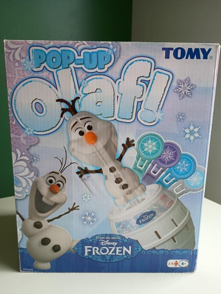 Pop-up Olaf Tomy 4+, Hobby en Vrije tijd, Gezelschapsspellen | Bordspellen, Gebruikt, Ophalen of Verzenden