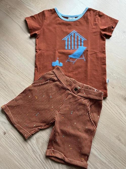 Short & T-shirt Baba kidswear strand maat 116 5 jaar, Kinderen en Baby's, Kinderkleding | Maat 116, Zo goed als nieuw, Jongen