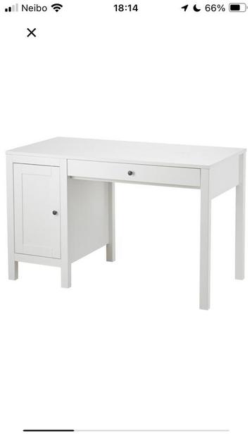 Bureau IKEA HEMNES blanc