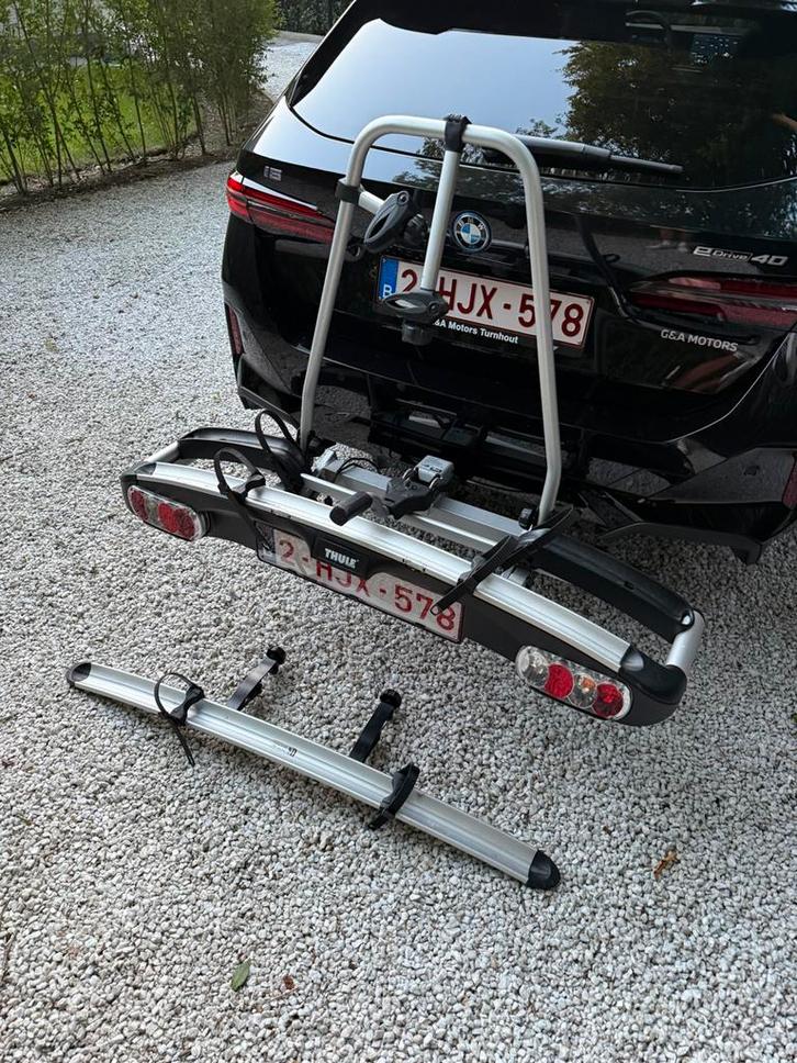 Thule Fietsendrager 2 + 1 (EC 908), Auto diversen, Fietsendragers, Zo goed als nieuw, Trekhaakdrager, 3 fietsen of meer, Elektrische fiets