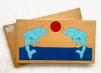 puzzle OD-ED "Les dauphins", 2 tot 4 jaar, Gebruikt, Ophalen of Verzenden, Van hout