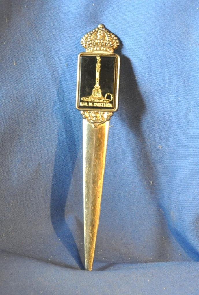 ouvre lettre souvenir de barcelone, Antiquités & Art, Enlèvement ou Envoi