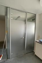 Glazen deur+wand+kader, Ophalen, 80 tot 120 cm, Overige typen, 160 cm of meer